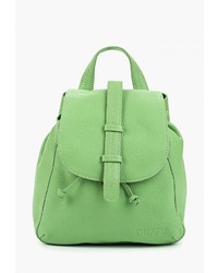 Женский зеленый кожаный рюкзак от Duffy