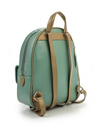 Женский зеленый кожаный рюкзак от Labbra