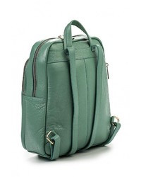 Женский зеленый кожаный рюкзак от Labbra