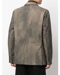 Мужской зеленый пиджак с принтом тай-дай от Uma Wang