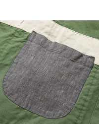 Мужской зеленый пиджак