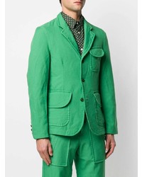 Мужской зеленый пиджак от Comme Des Garcons SHIRT