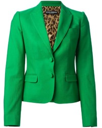Женский зеленый пиджак от Dolce & Gabbana
