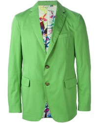 Мужской зеленый пиджак от Etro