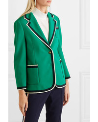 Женский зеленый пиджак от Gucci