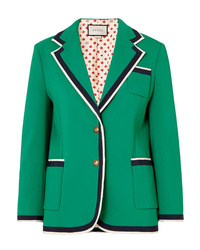 Женский зеленый пиджак от Gucci