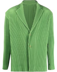 Мужской зеленый пиджак от Homme Plissé Issey Miyake
