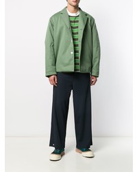 Мужской зеленый пиджак от Sunnei