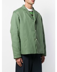 Мужской зеленый пиджак от Sunnei