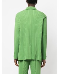 Мужской зеленый пиджак от Homme Plissé Issey Miyake