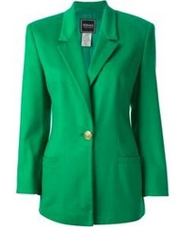 Женский зеленый пиджак от Versace
