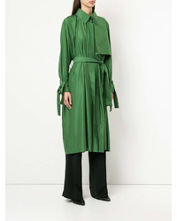 Женский зеленый плащ