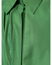 Женский зеленый плащ