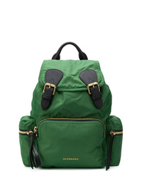 Женский зеленый рюкзак от Burberry