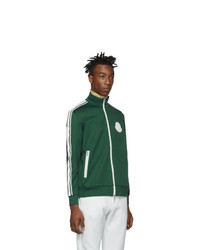 Мужской зеленый свитер на молнии от Moncler