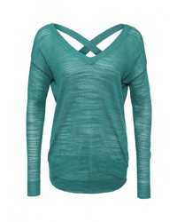 Женский зеленый свитер с v-образным вырезом от River Island