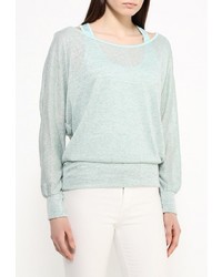 Женский зеленый свитер с круглым вырезом от Aurora Firenze