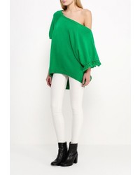 Женский зеленый свитер с круглым вырезом от BeaYukMui