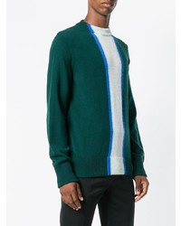 Мужской зеленый свитер с круглым вырезом от Namacheko