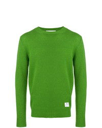 Мужской зеленый свитер с круглым вырезом от Department 5