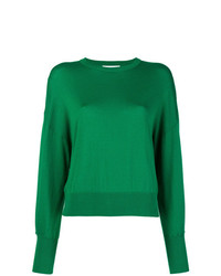 Женский зеленый свитер с круглым вырезом от Enfold