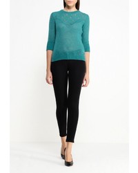 Женский зеленый свитер с круглым вырезом от Gas