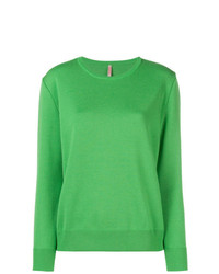 Женский зеленый свитер с круглым вырезом от Indress
