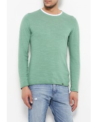 Мужской зеленый свитер с круглым вырезом от Liu Jo Uomo
