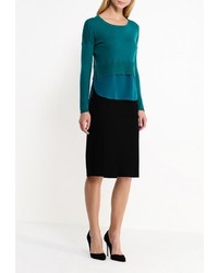 Женский зеленый свитер с круглым вырезом от Naf Naf