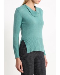Женский зеленый свитер с круглым вырезом от Pennyblack