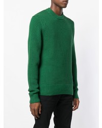 Мужской зеленый свитер с круглым вырезом от Calvin Klein Jeans