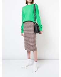 Женский зеленый свитер с круглым вырезом от Calvin Klein 205W39nyc