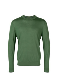 Мужской зеленый свитер с круглым вырезом от Ps By Paul Smith