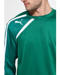 Мужской зеленый свитер с круглым вырезом от Puma