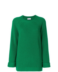 Женский зеленый свитер с круглым вырезом от RED Valentino