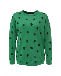 Женский зеленый свитер с круглым вырезом от Reebok Classics