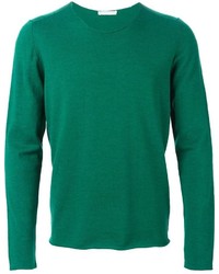 Мужской зеленый свитер с круглым вырезом от Societe Anonyme