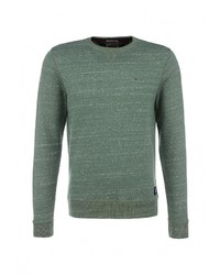 Мужской зеленый свитер с круглым вырезом от Tommy Hilfiger Denim