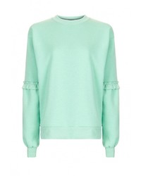 Женский зеленый свитер с круглым вырезом от Topshop