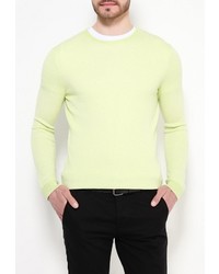 Мужской зеленый свитер с круглым вырезом от United Colors of Benetton