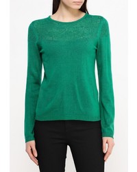 Женский зеленый свитер с круглым вырезом от Zarina