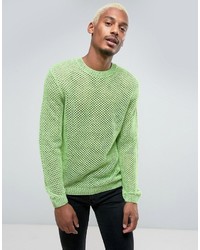 Мужской зеленый свитер от Asos
