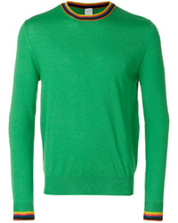 Мужской зеленый свитер от Paul Smith