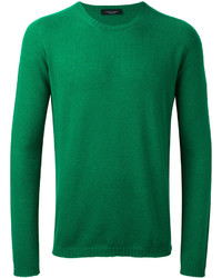 Мужской зеленый свитер от Roberto Collina