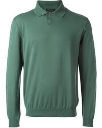 Мужской зеленый свитер от Z Zegna