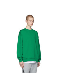 Мужской зеленый свитшот от Acne Studios