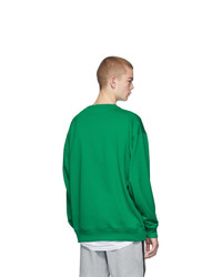 Мужской зеленый свитшот от Acne Studios