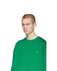 Мужской зеленый свитшот от Acne Studios