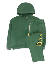 Зеленый спортивный костюм