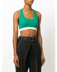 Зеленый укороченный топ от RED Valentino
